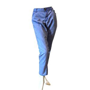 Mossimo Low Rise Cropped Blue Jeans Sz 15 Low Rise Ankle Skinny Blue Pants with